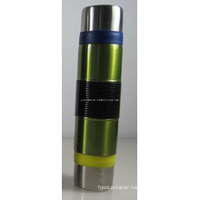 24oz Double Wall Vacuum Flask with 2 Cups